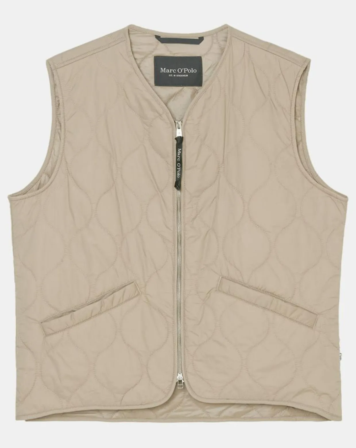 Doudoune sans manches légère beige-Marc O'Polo New