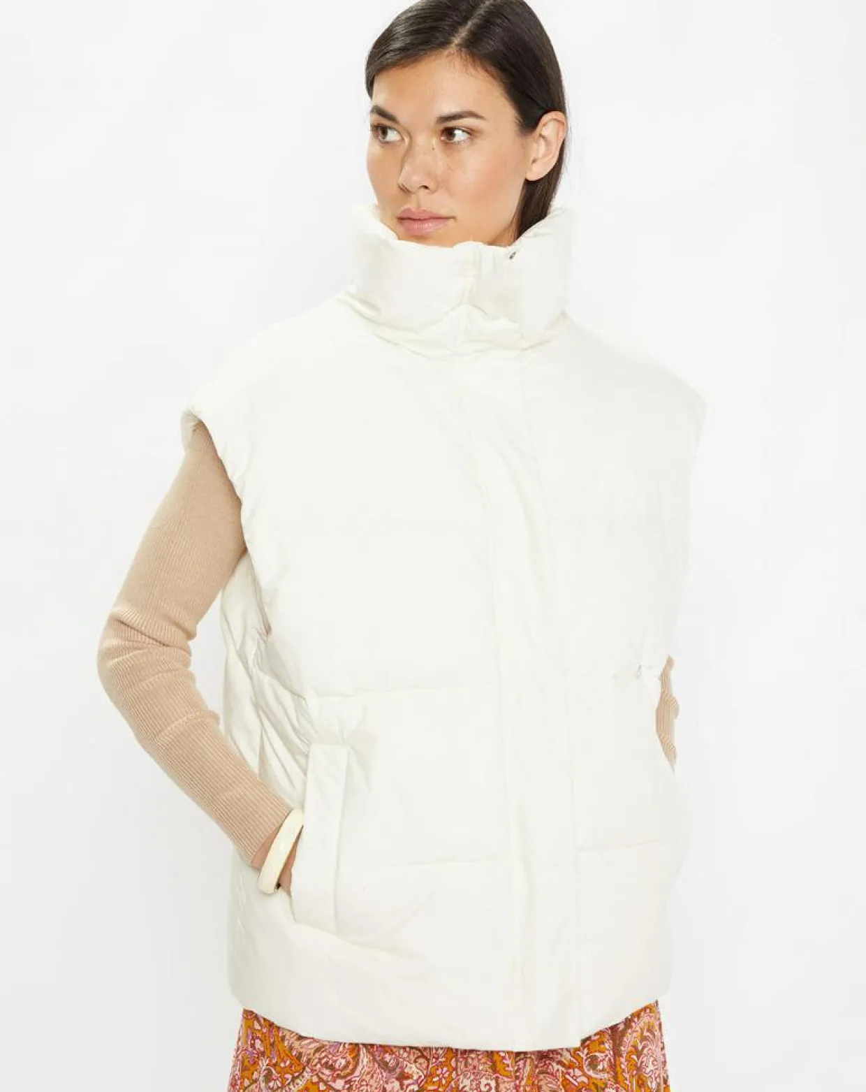 Femme Galeries Lafayette Vestes, Blousons^Doudoune sans manches Montana Puffy écrue