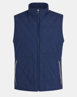 Homme Hackett London Vestes, Blousons^Doudoune sans manches Quilted bleu marine