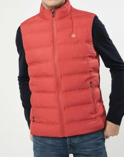 Homme Hackett London Manteaux^Doudoune sans manches rouge