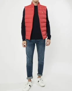 Homme Hackett London Manteaux^Doudoune sans manches rouge