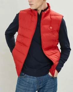 Homme Hackett London Manteaux^Doudoune sans manches rouge