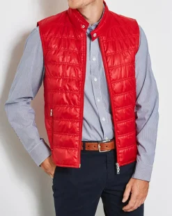 Homme Hackett London Manteaux^Doudoune sans manches rouge