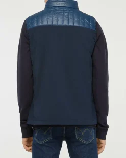 Homme Hackett London Manteaux^Doudoune sans manches Soft Shell Aston Martin Racing bleu marine