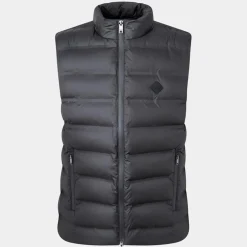 Doudoune sans manches unie noire-Hackett London Outlet