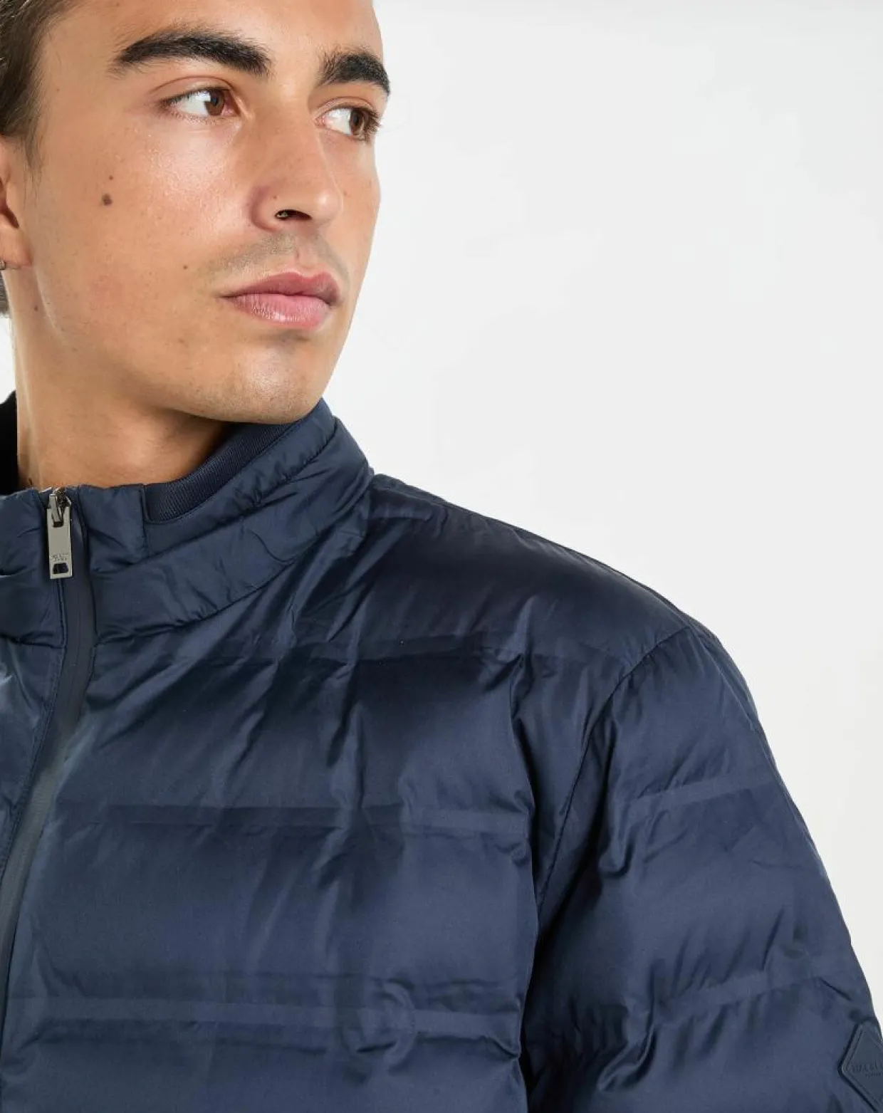 Homme Hackett London Manteaux^Doudoune unie bleu marine