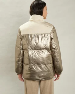 Femme Hartford Manteaux^Doudoune Volfy Foil écru/bronze