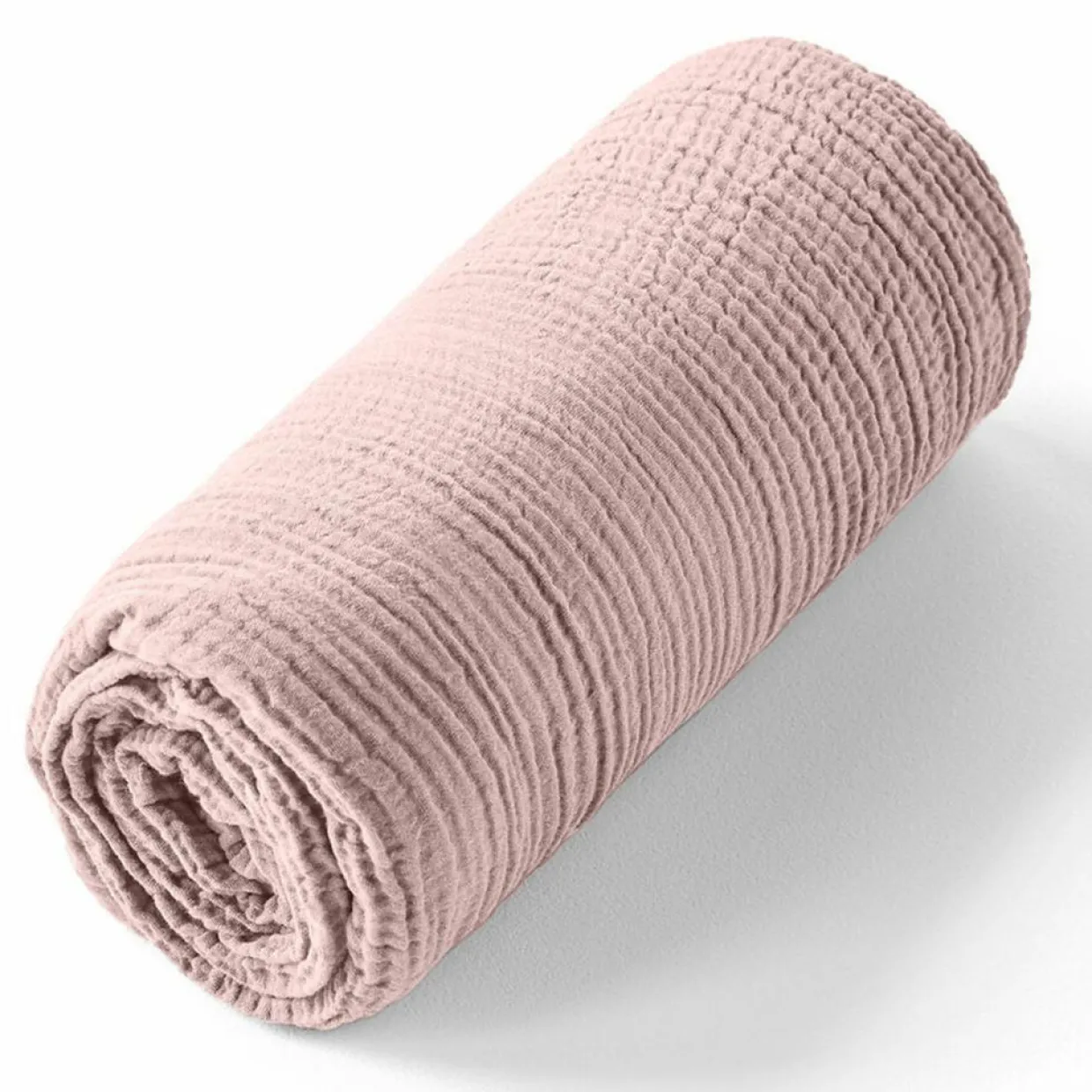 Baton Rouge Linge De Lit, Ensembles^Drap housse 100% Gaze de coton bonnet 30 cm rose