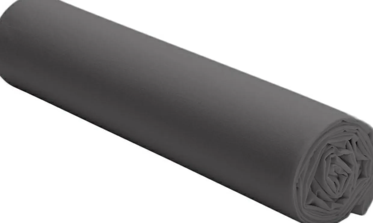 Drap housse 100% Percale de Coton gris magnet-Baton Rouge Online