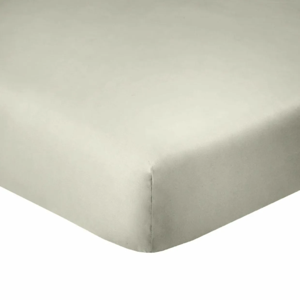 Blanc Passion Linge De Lit, Ensembles^Drap housse en coton bonnet 35 cm ivoire