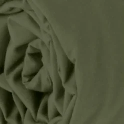 Drap Housse en percale de Coton vert-Home Collection Best