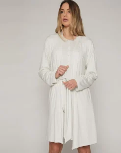 Déshabillé Classic blanc/beige-Mr Wonderful Online