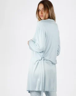 Déshabillé Soft Secret bleu ciel-Mr Wonderful Outlet