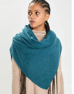 Femme Cashmere Tribu Echarpes, Foulards^Echarpe 100% Cachemire Cascade heathered teal