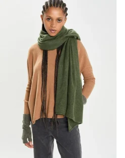 Echarpe 100% Cachemire Cascade forest-Cashmere Tribu Outlet