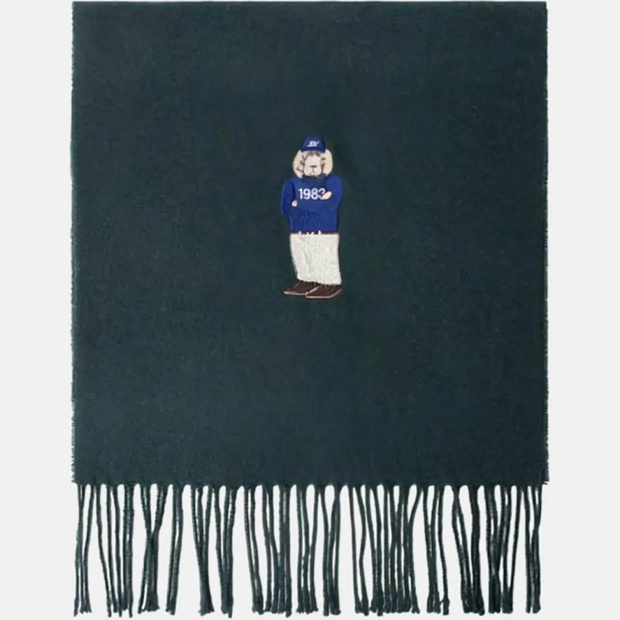 Homme Hackett London Echarpes, Foulards^Echarpe en Laine mélangée Harry Dog vert foncé - 180x30 cm