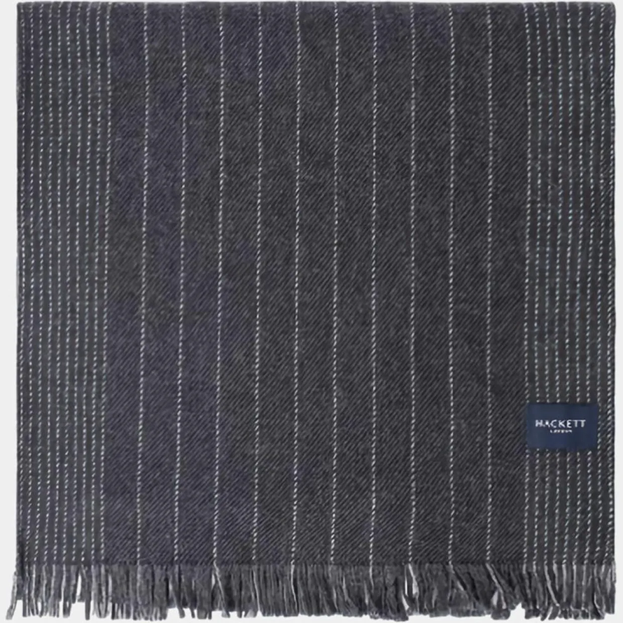 Echarpe Tennis à rayures gris foncé - 170x34 cm-Hackett London Online