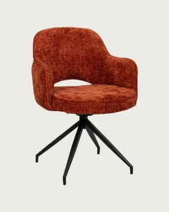 Elba - Chaise en tissu et pieds métal-Uniqka Best