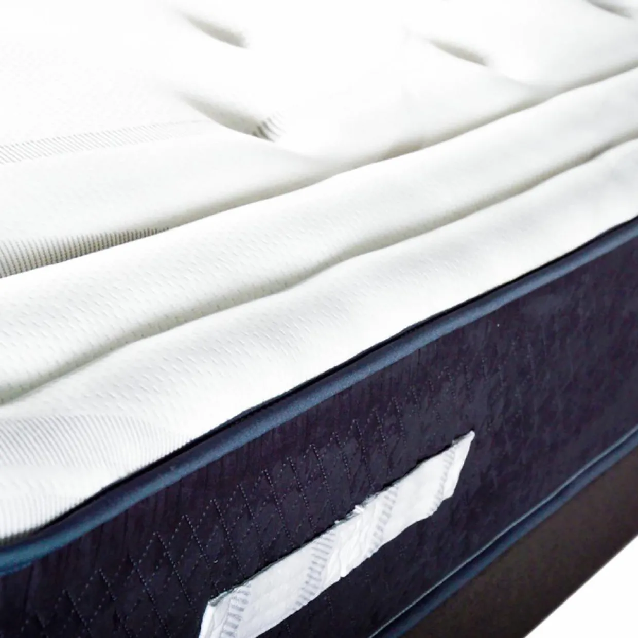 Bellecour Linge De Lit, Ensembles^Ensemble Matelas + Sommier en bois Privilège anthracite/blanc - 160x200 cm