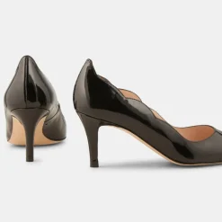 Femme Minelli Escarpins^Escarpins en Cuir Elo noirs - Talon 6 cm