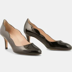 Femme Minelli Escarpins^Escarpins en Cuir Elo noirs - Talon 6 cm