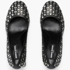 Escarpins en Cuir Honfleur noirs - Talon 8.5 cm-Sonia Rykiel Best