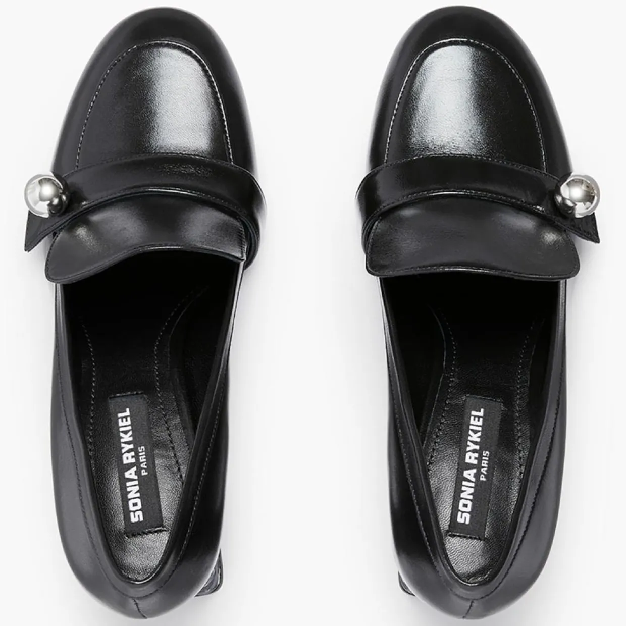 Femme Sonia Rykiel Escarpins^Escarpins en Cuir Honfleur noirs - Talon 8.5 cm