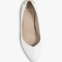 Femme Bocage Escarpins^Escarpins en Cuir Izold blancs - Talon 6 cm