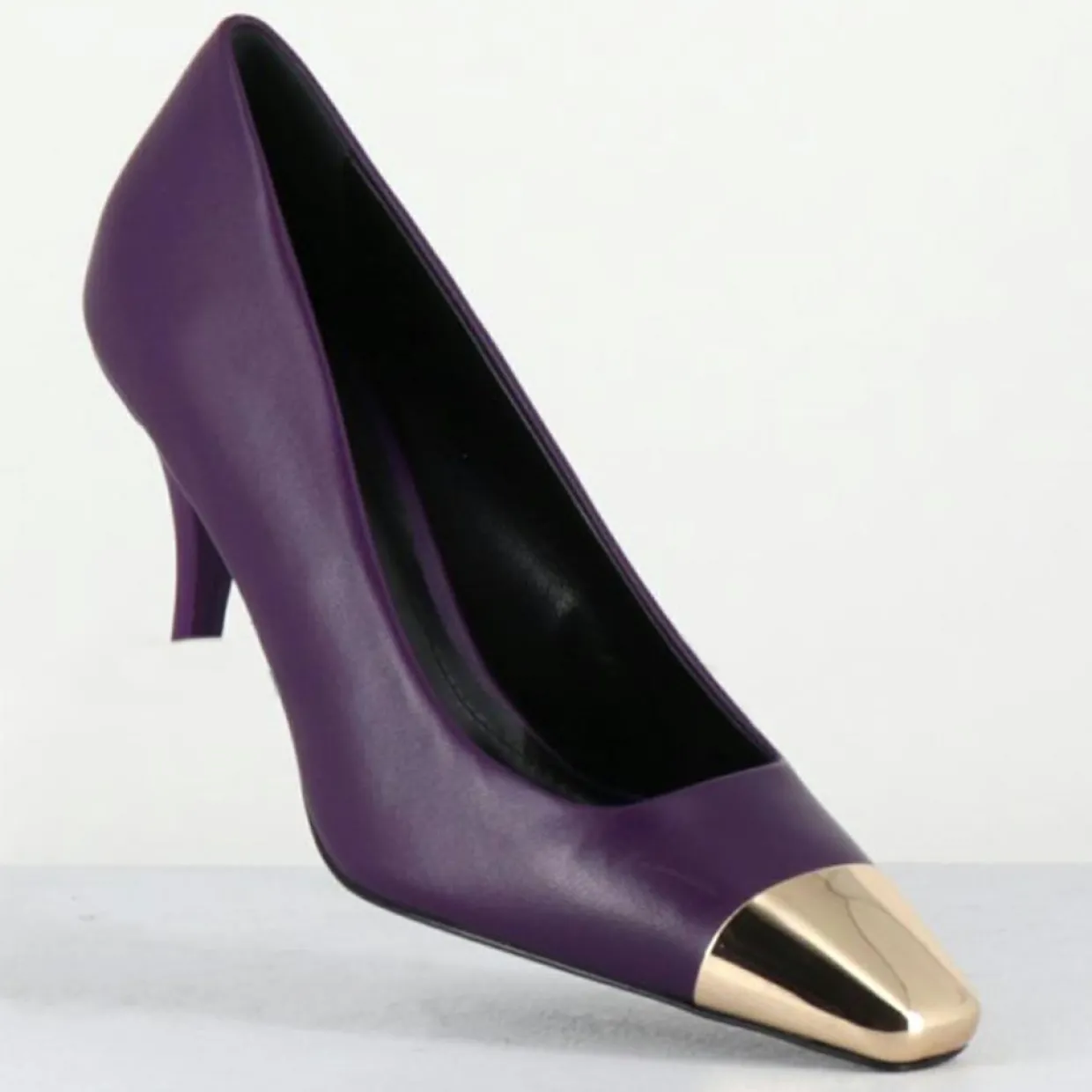 Escarpins en Cuir kecha violets - Talon : 7.5cm-Garrice Lab Outlet