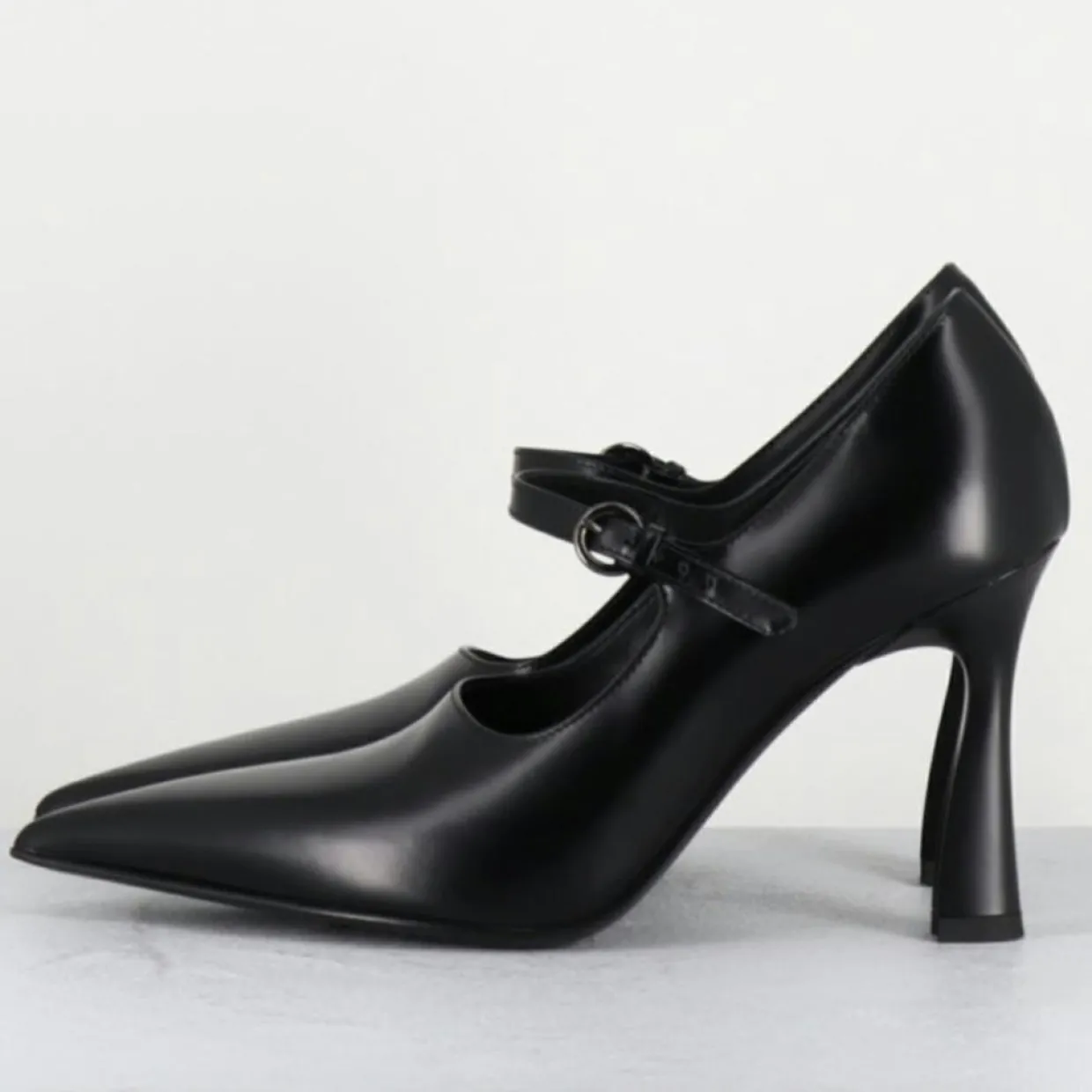 Escarpins en Cuir M6590 noirs - Talon : 9.5 cm-Premiata Online