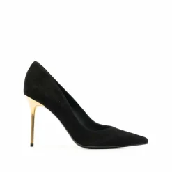 Femme Balmain Paris Escarpins^Escarpins en daim Balmain noirs