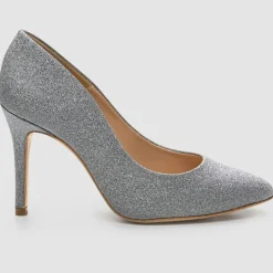 Femme Cosmoparis Escarpins^Escarpins Makea argentés - Talon 8 cm