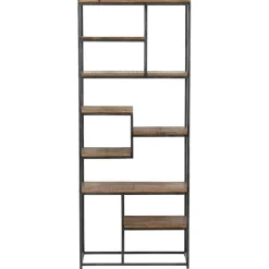 Etagere 7 niveaux manguier stockholm naturel ciré - 70x35x170 cm-Bois & Chiffons Clearance