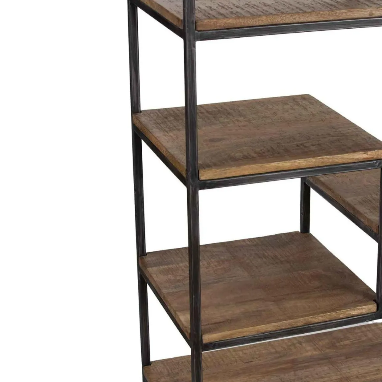 Etagere 7 niveaux manguier stockholm naturel ciré - 70x35x170 cm-Bois & Chiffons Clearance