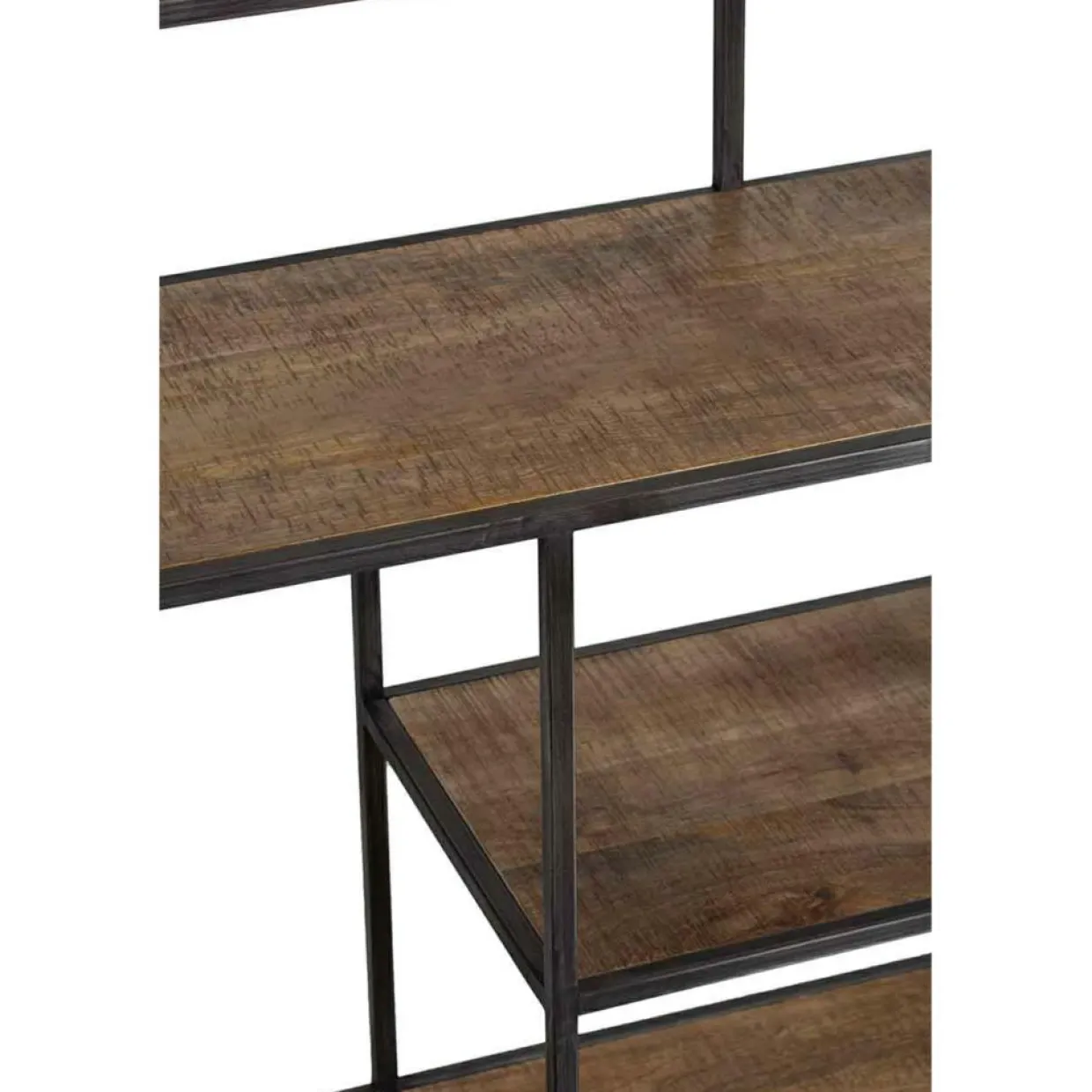 Bois & Chiffons Etagères^Etagère 6 niveaux manguier stockholm naturel ciré - 84x35x188 cm