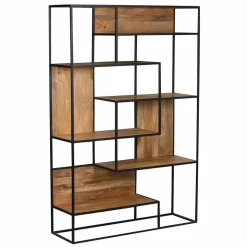 Etagère de bibliothèque design Mango Stockholm Marron - 115x35x174 cm-Bois & Chiffons New