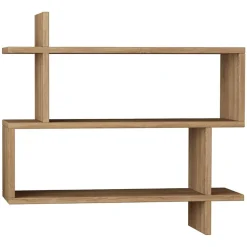 Etagère murale Paralel chêne - 70x65.5x22 cm-Wooden Art Hot
