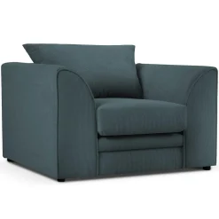 Mazzini Sofas Fauteuils^Fauteuil Quince bleu - 97x92x80 cm