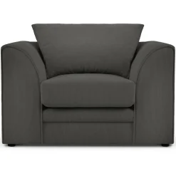 Fauteuil Quince gris foncé - 97x92x80 cm-Mazzini Sofas Clearance