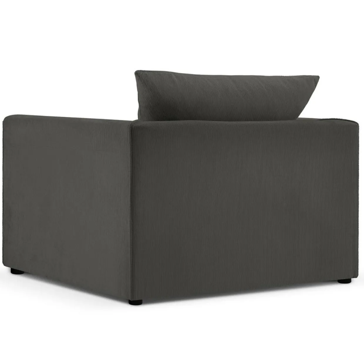 Fauteuil Quince gris foncé - 97x92x80 cm-Mazzini Sofas Clearance