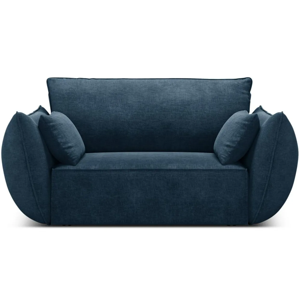 Mazzini Sofas Fauteuils^Fauteuil Vanda bleu roi - 128x100x85 cm