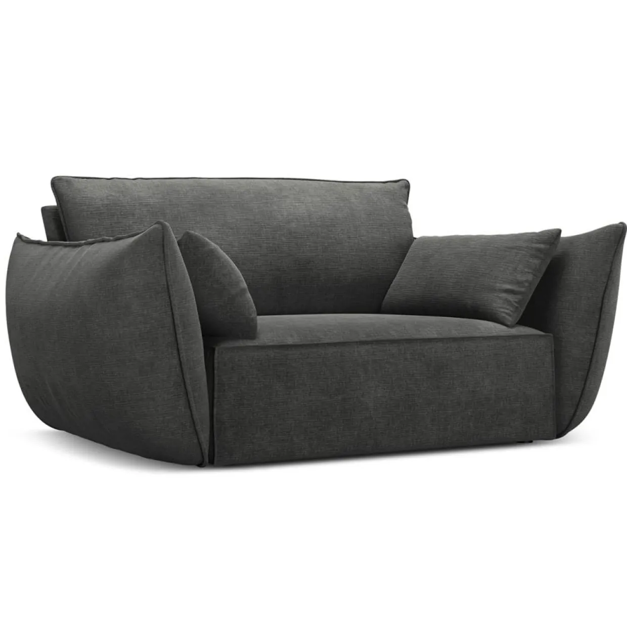 Fauteuil Vanda gris - 128x100x85 cm-Mazzini Sofas Clearance