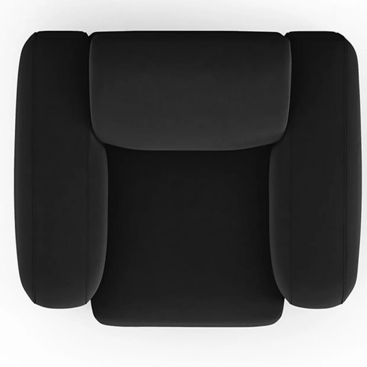 Fauteuil Velours Jasmin noir - 105x95x72 cm-Mazzini Sofas Hot