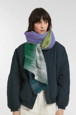 Foulard Osmose Vert 70 X 190Cm-Mapoesie New