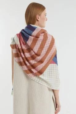 Foulard Shibuya Rose 100 X 190Cm-Mapoesie