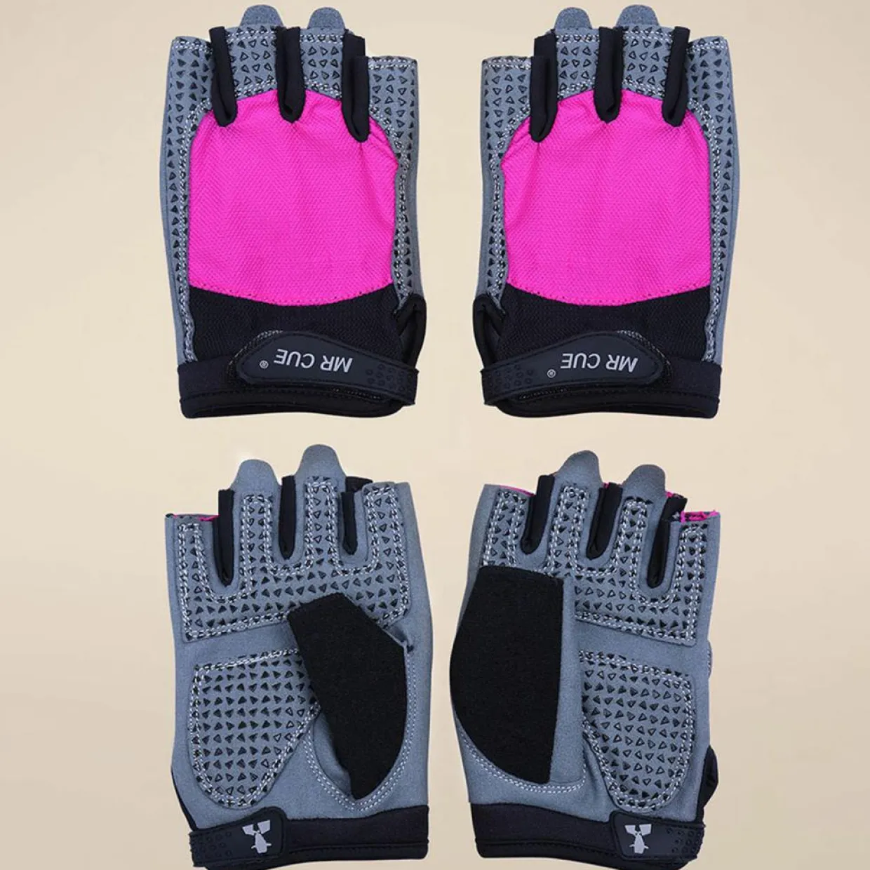 Gants de Musculation rose/noir-Onamaste New