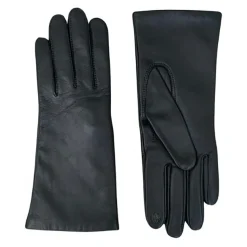 Gants en Cuir d'Agneau doublure Laine Victoire noirs-Maison Fabre Best
