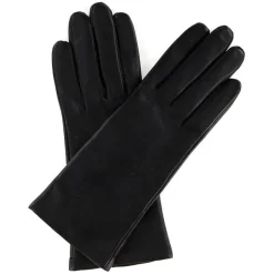 Gants en Cuir d'Agneau doublure Laine Victoire noirs-Maison Fabre Best