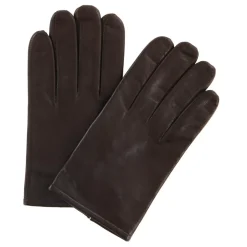 Gants en Cuir d'Agneau doublure textile marron-Georges morand