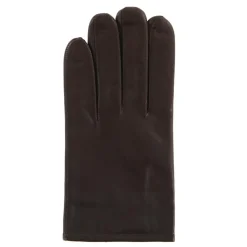 Gants en Cuir d'Agneau doublure textile marron-Georges morand